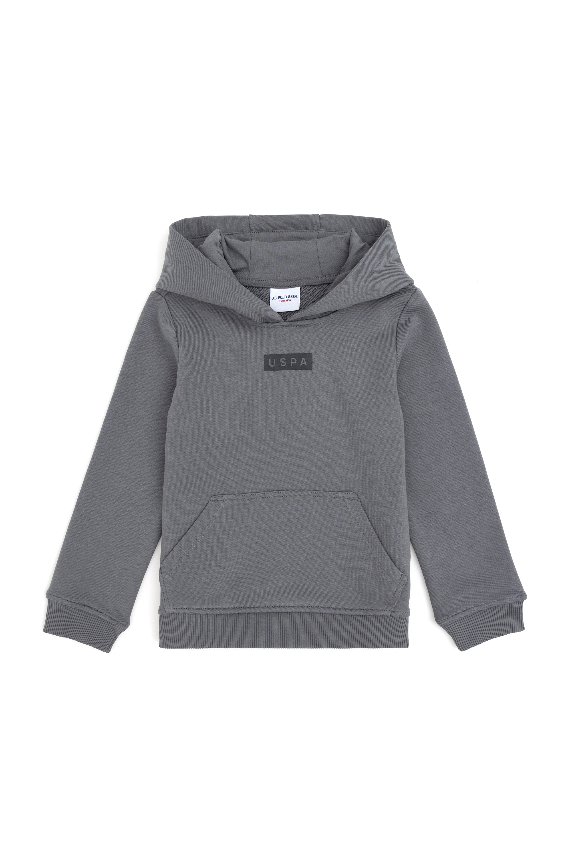 Erkek Çocuk Gri Kapüşonlu Sweatshirt - Image 5