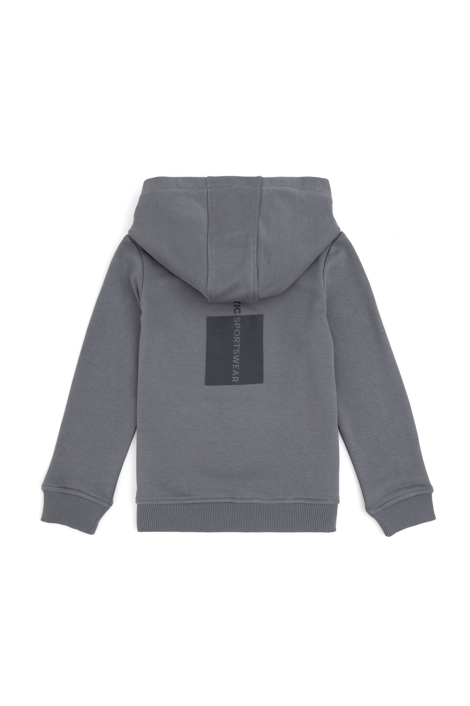 Erkek Çocuk Gri Kapüşonlu Sweatshirt - Image 6