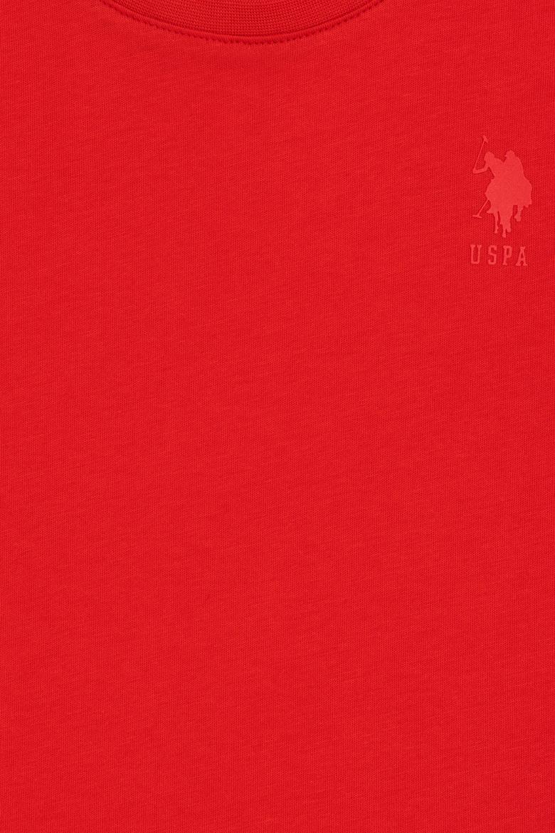 Erkek Çocuk Kırmızı Basic Bisiklet Yaka Tişört - 50295959056