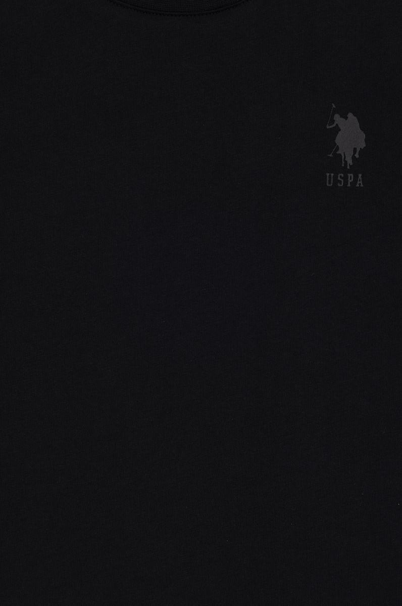 Erkek Çocuk Siyah Basic Bisiklet Yaka Tişört