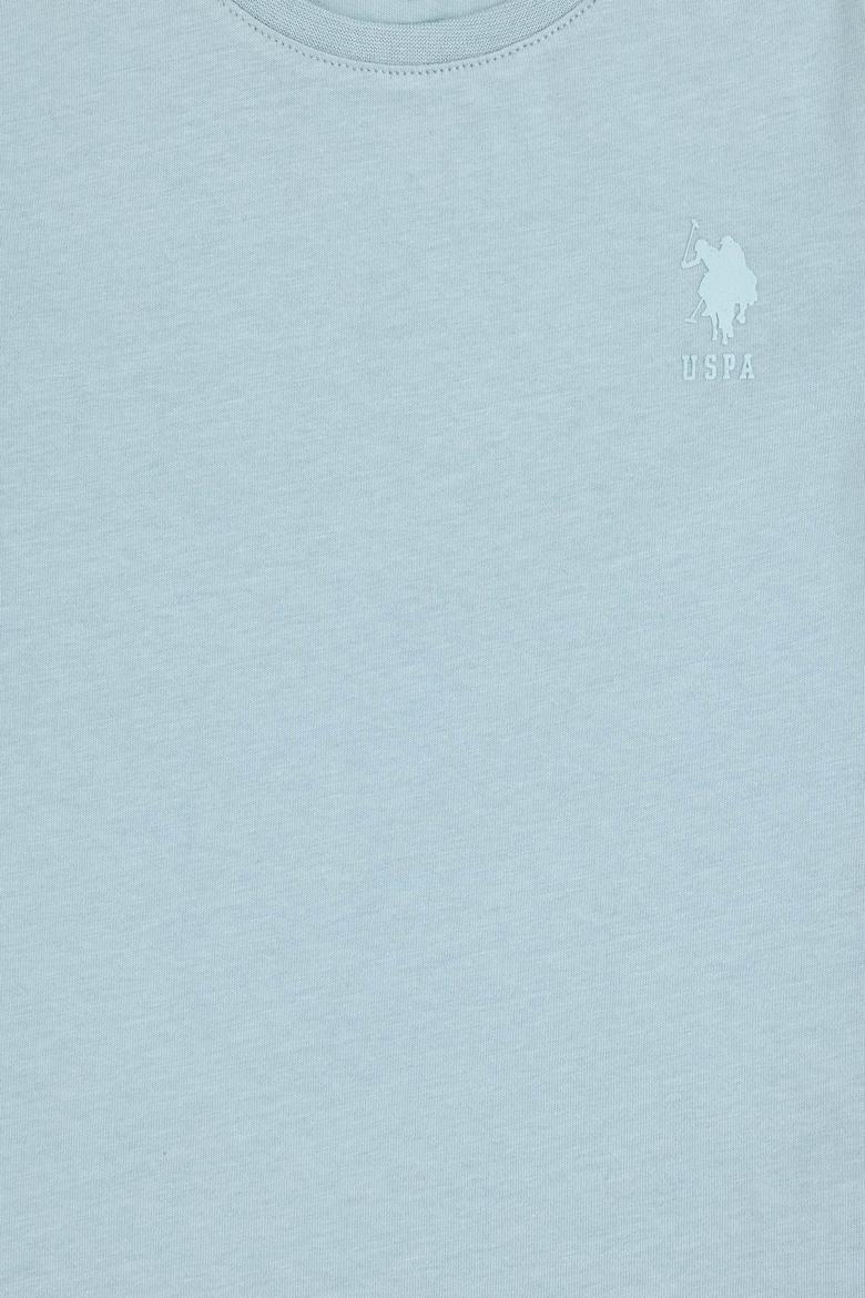 Erkek Çocuk Su Yeşili Basic Bisiklet Yaka Tişört - 50295959046