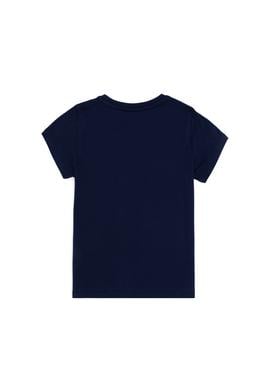 Erkek Çocuk Lacivert Basic Bisiklet Yaka Tişört - 50295959030