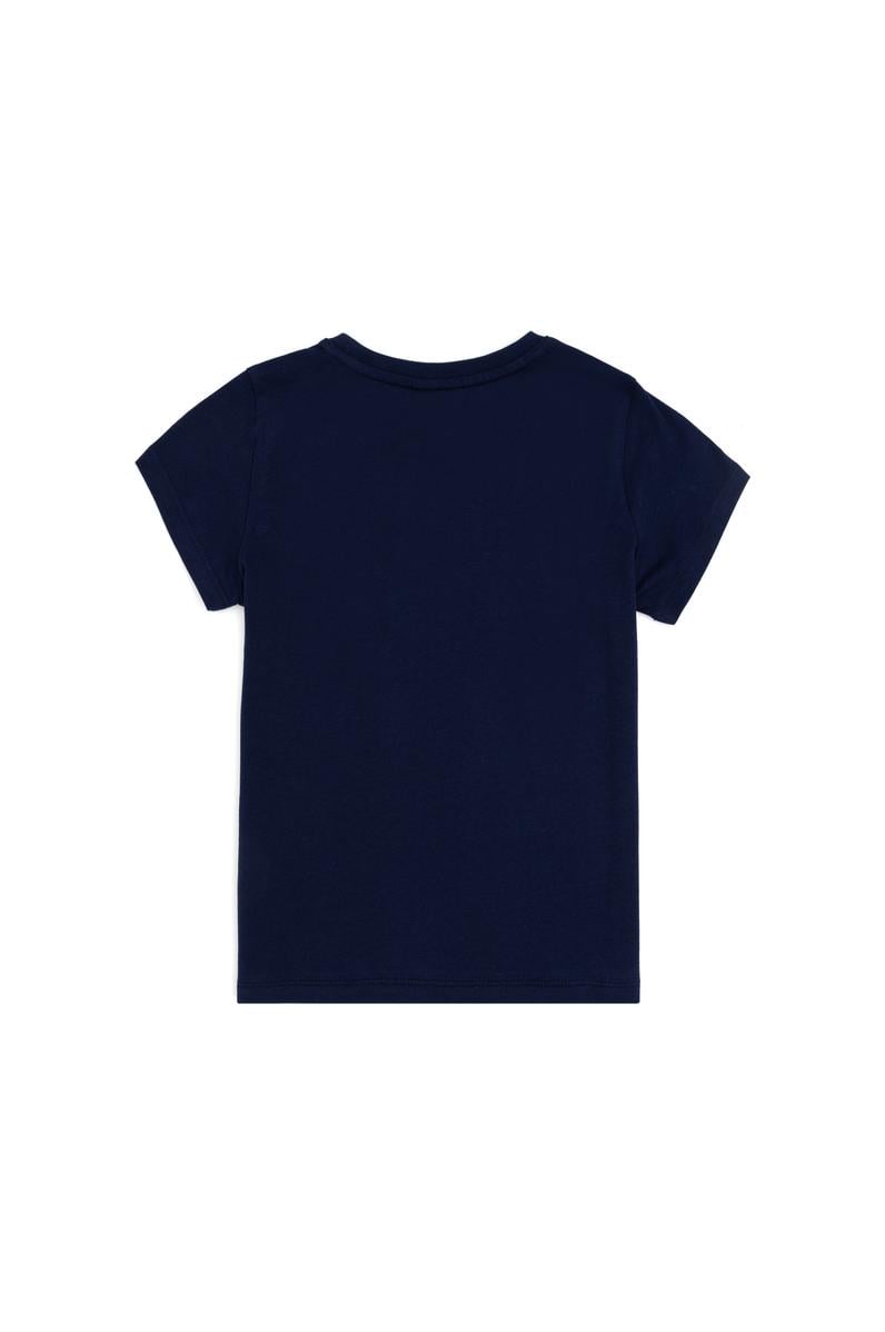 Erkek Çocuk Lacivert Basic Bisiklet Yaka Tişört