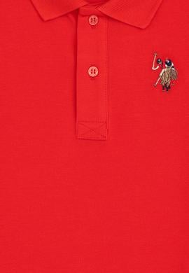 Erkek Çocuk Kırmızı Basic Polo Yaka Tişört - 50284814001