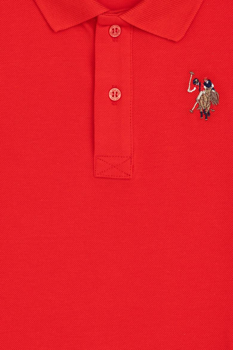Erkek Çocuk Kırmızı Basic Polo Yaka Tişört - 50284814001