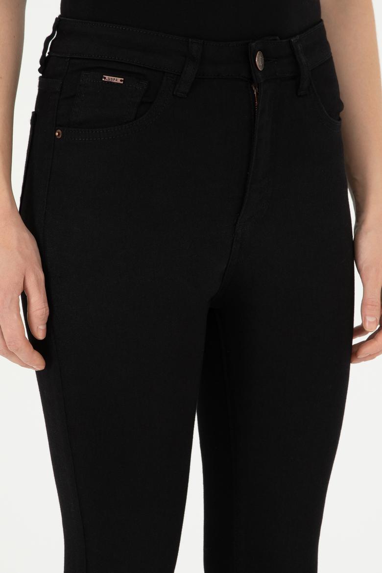 Kadın Siyah Skinny High Waist Fit Jean Pantolon - 50295986004