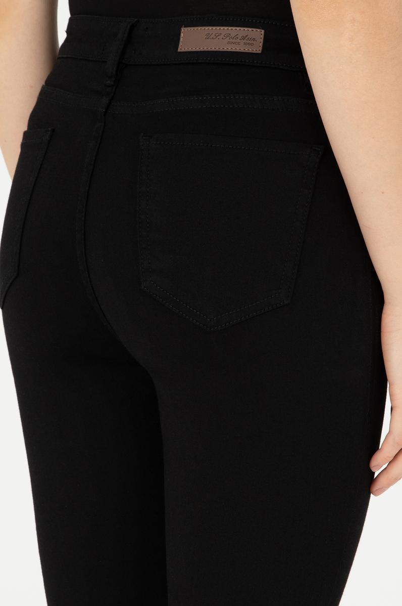 Kadın Siyah Skinny High Waist Fit Jean Pantolon