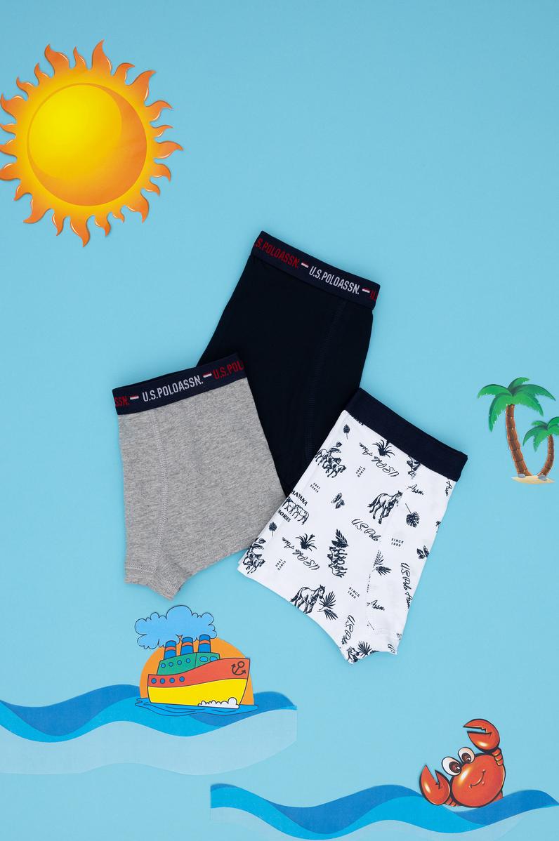Erkek Çocuk 3'lü Boxer