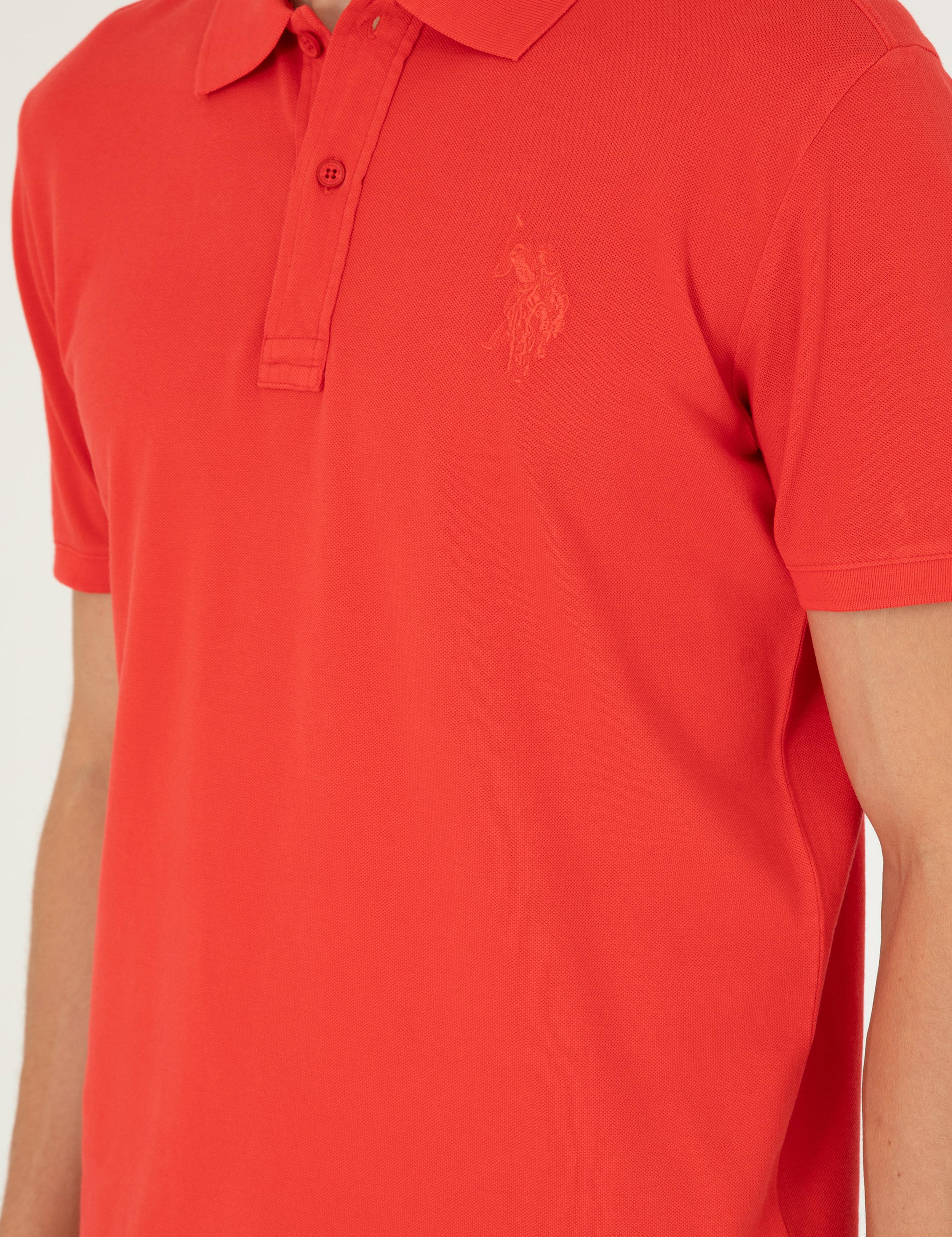 پولوشرت آستین کوتاه اندامی یقه پولو مردانه یو اس پولو | U.S. Polo Assn. - تصویر 7