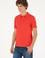 Erkek Slim Fit Polo Yaka Kırmızı Basic Tişört