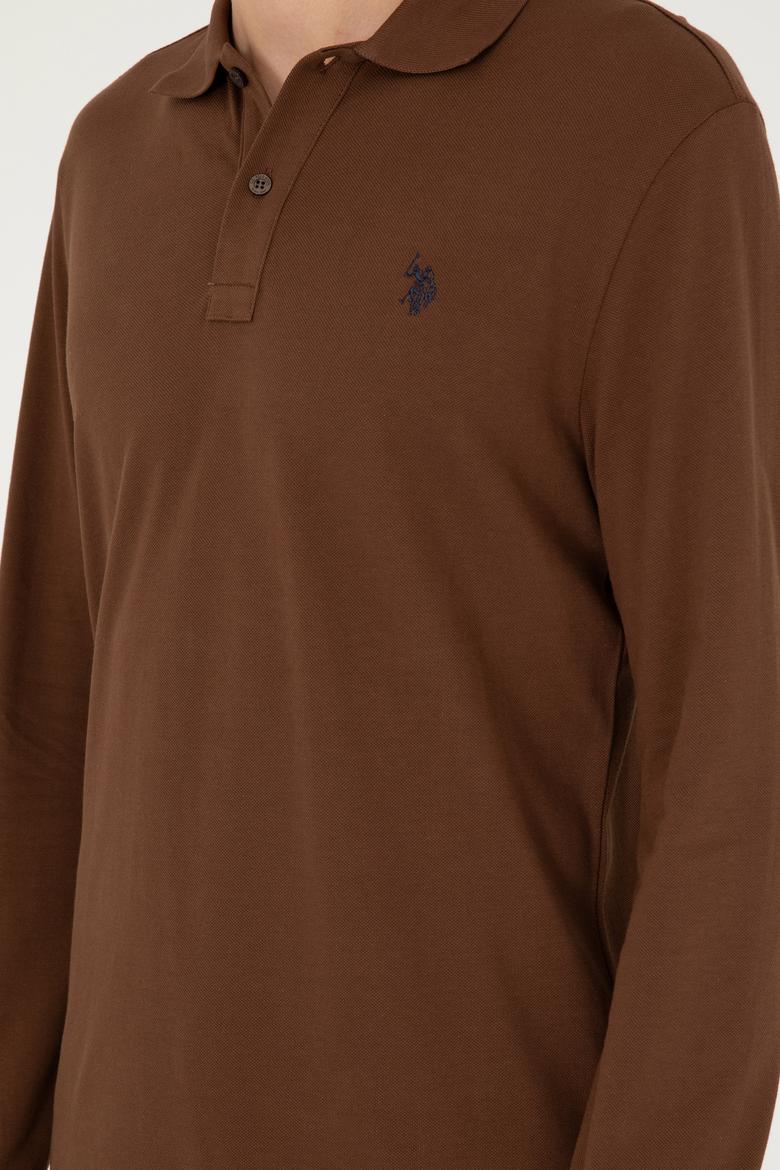 Erkek Kahverengi Basic Sweatshirt - 50289051258