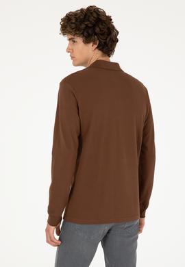 Erkek Kahverengi Basic Sweatshirt - 50289051258