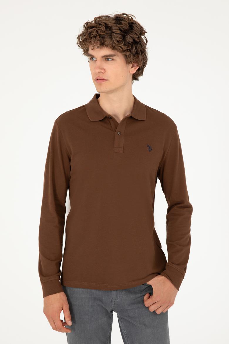 Erkek Kahverengi Basic Sweatshirt - 50289051258