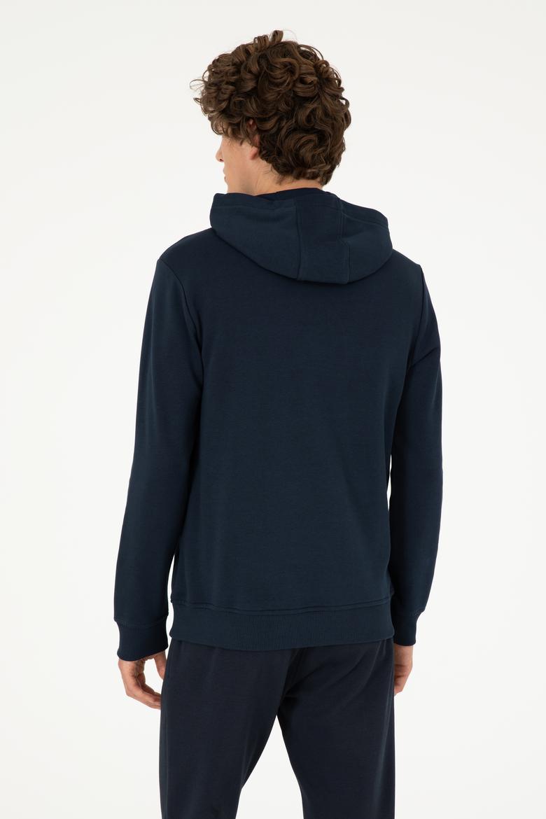 Erkek Lacivert Basic Sweatshirt - 50289059007