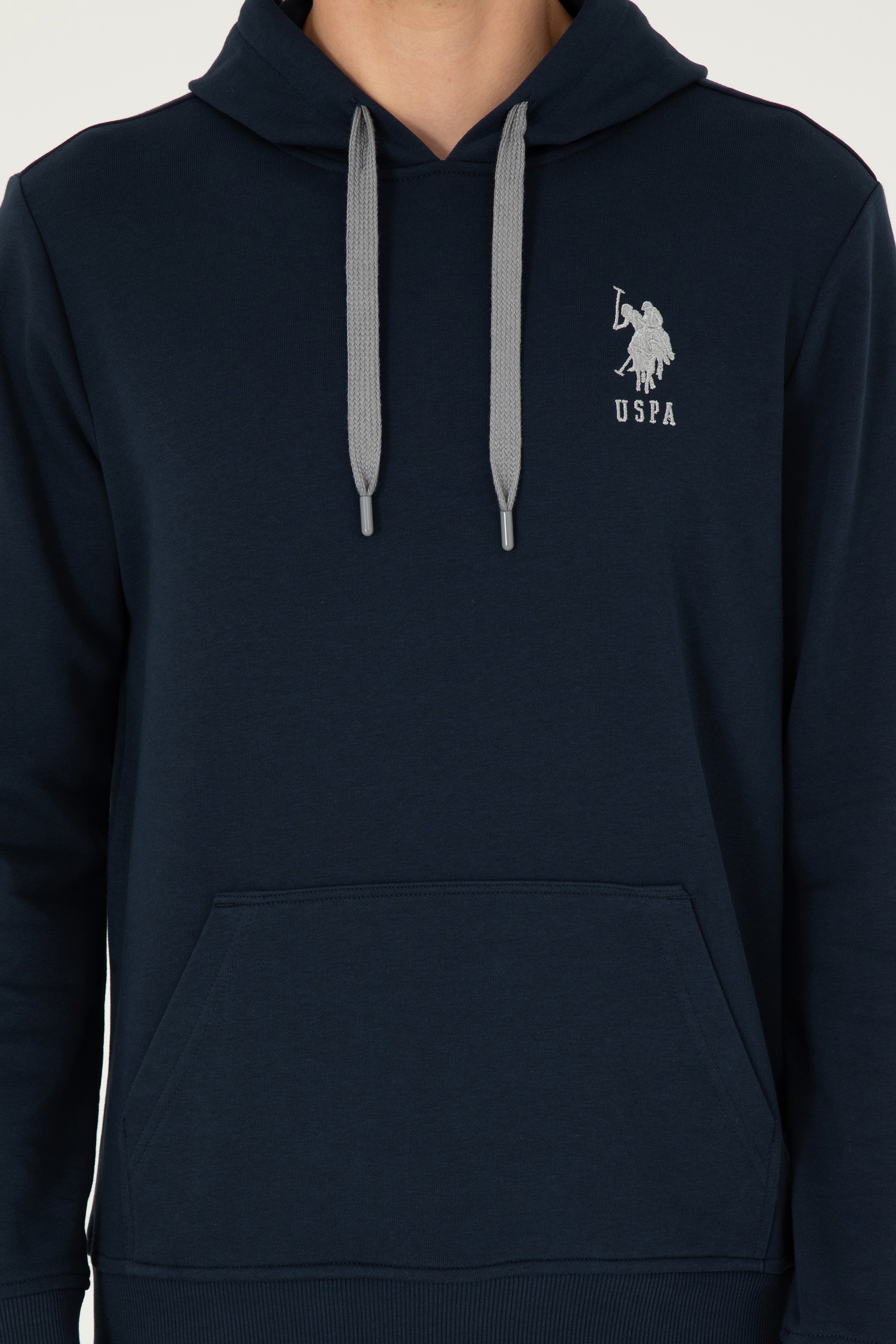 Erkek Lacivert Basic Sweatshirt