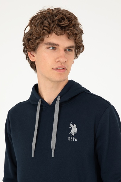 Erkek Lacivert Basic Sweatshirt