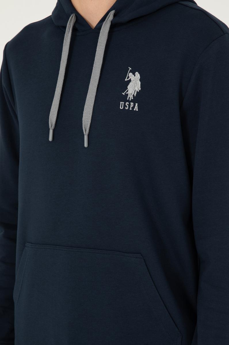 Erkek Lacivert Basic Sweatshirt