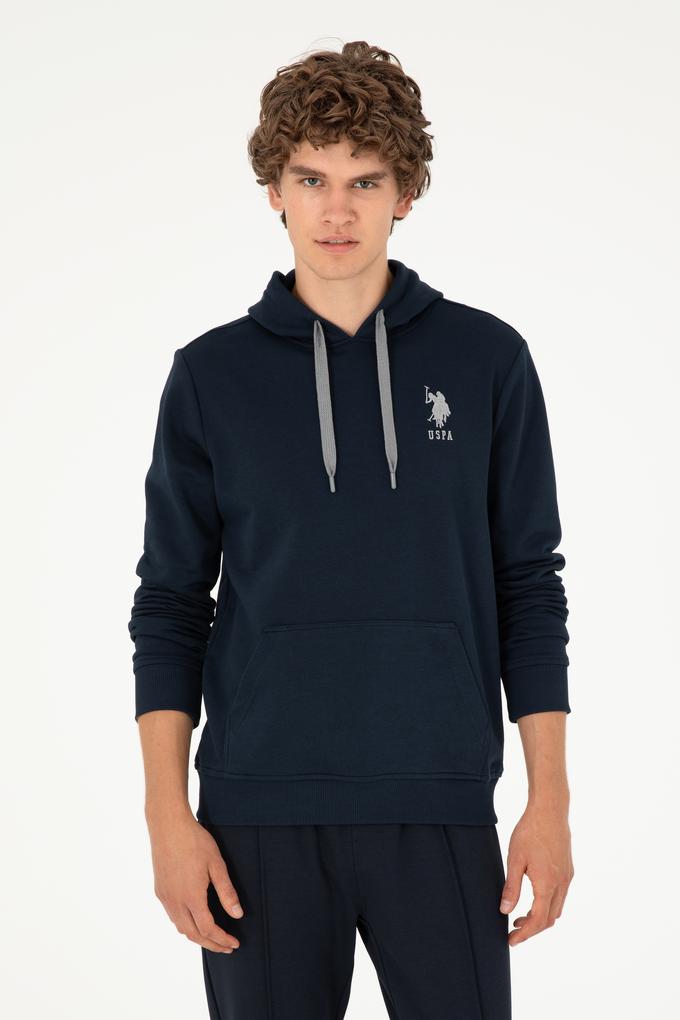 Erkek Lacivert Basic Sweatshirt