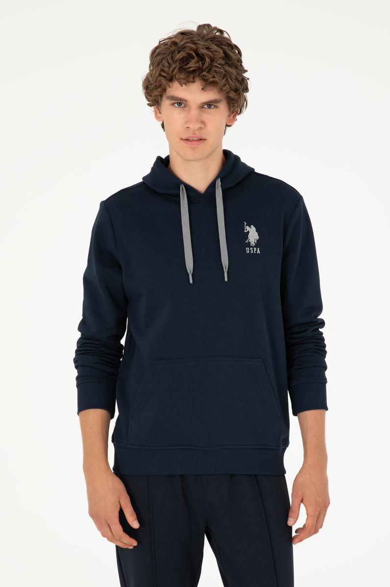 Erkek Lacivert Basic Sweatshirt