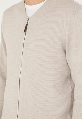 Erkek Taş Melanj Triko Hırka - 50292875026