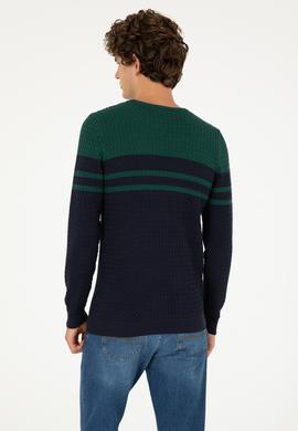 Erkek Lacivert Kazak - 50292849010