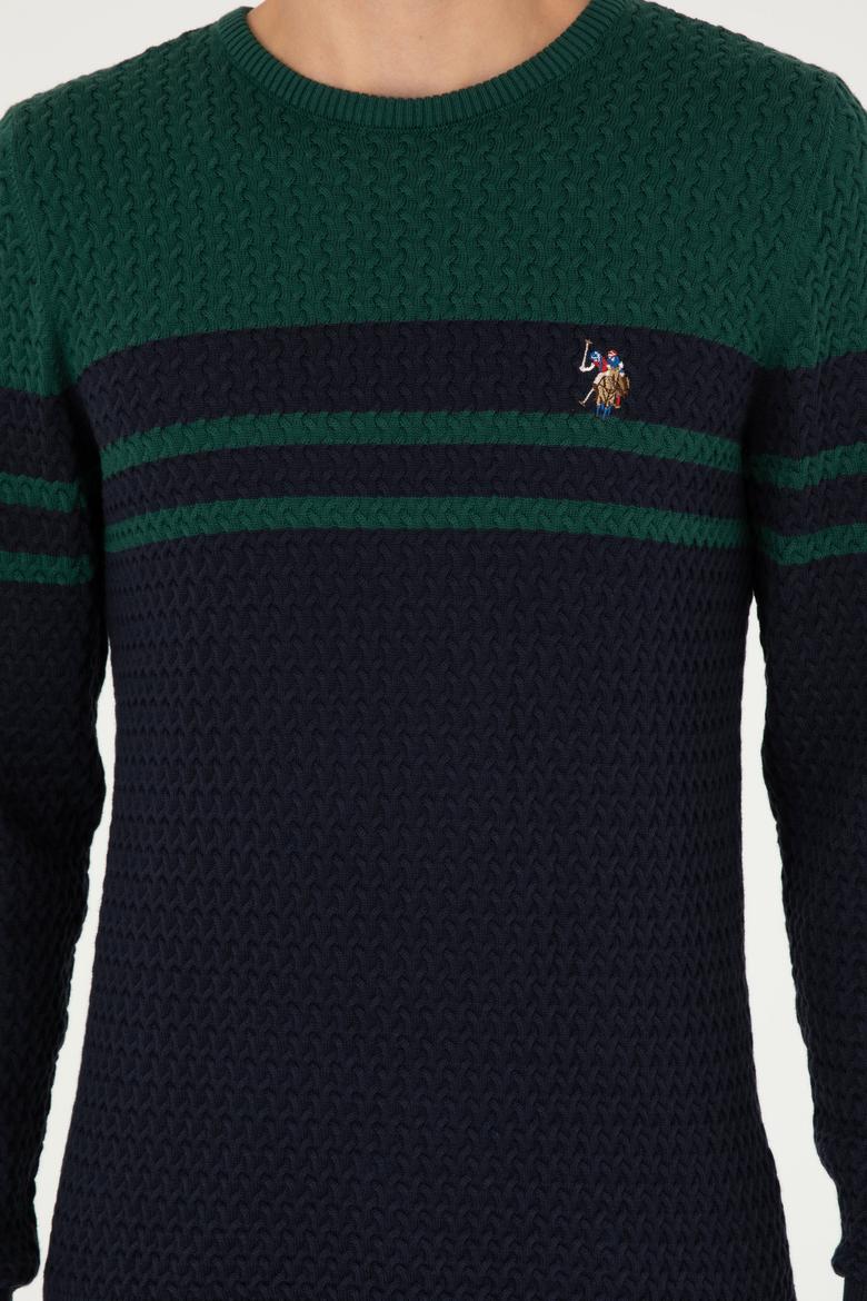 Erkek Lacivert Kazak - 50292849010