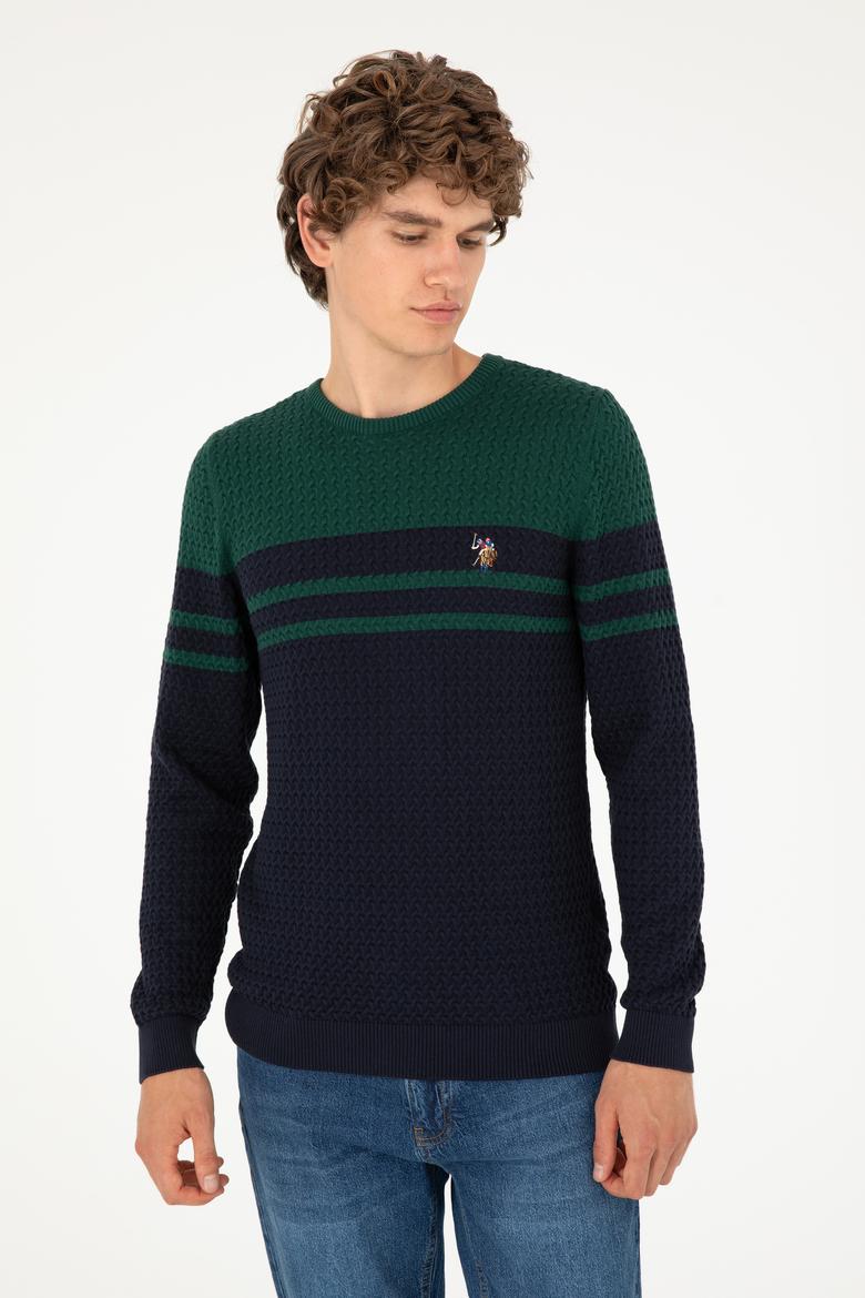 Erkek Lacivert Kazak - 50292849010