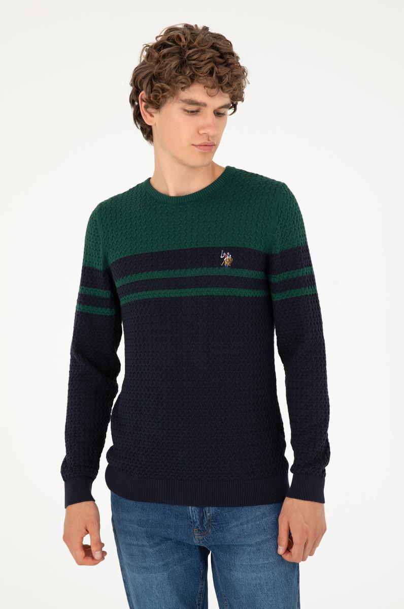 Erkek Lacivert Kazak