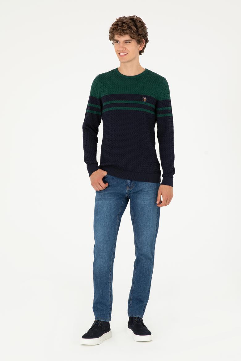 Erkek Lacivert Kazak - 50292849010