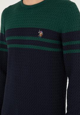 Erkek Lacivert Kazak - 50292849010