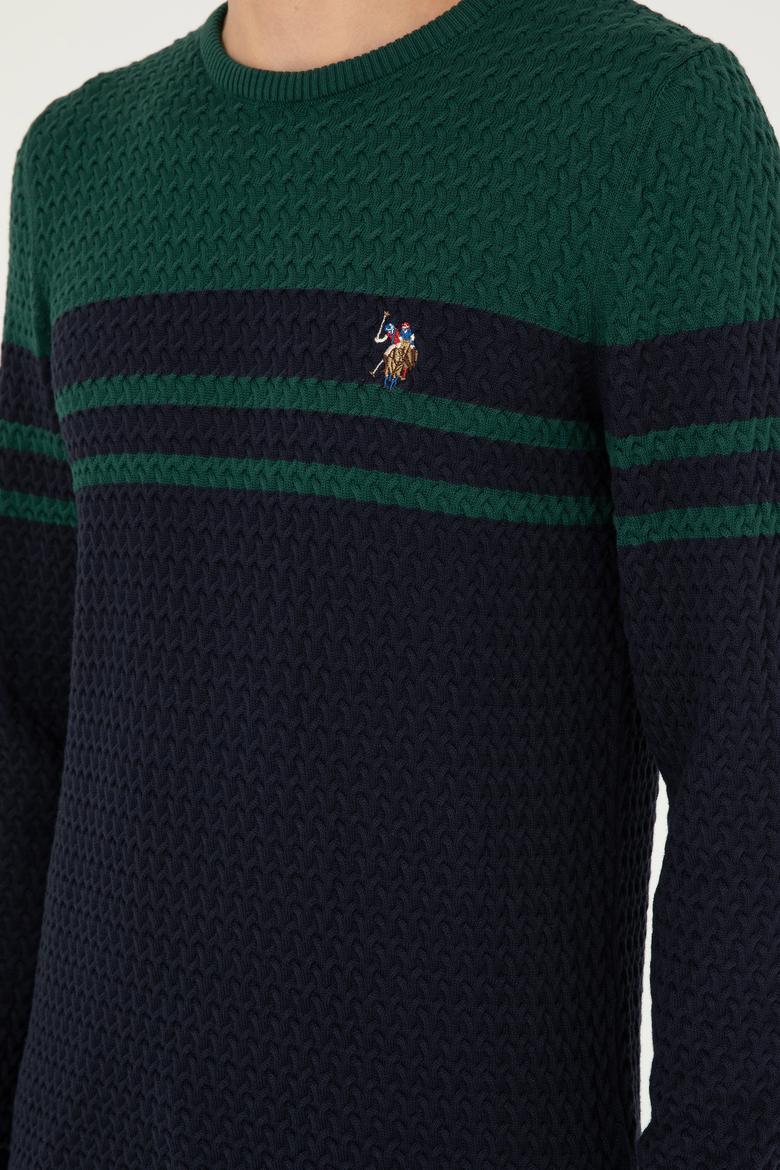 Erkek Lacivert Kazak - 50292849010