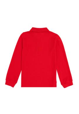 Erkek Çocuk Kırmızı Basic Polo Yaka Tişört - 50289141082