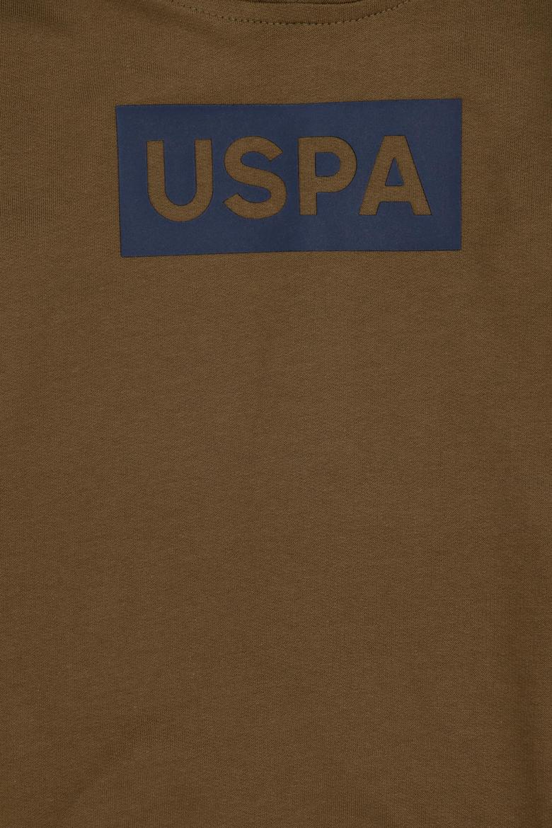 Erkek Çocuk Haki Kapüşonlu Sweatshirt - 50289125083