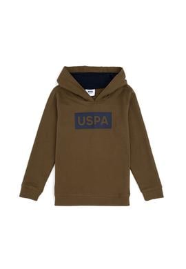 Erkek Çocuk Haki Kapüşonlu Sweatshirt - 50289125083