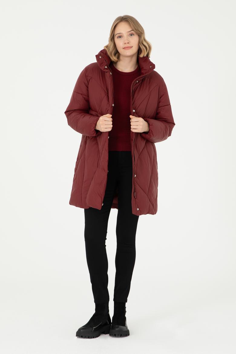 Kadın Bordo Kaban - 50289560022
