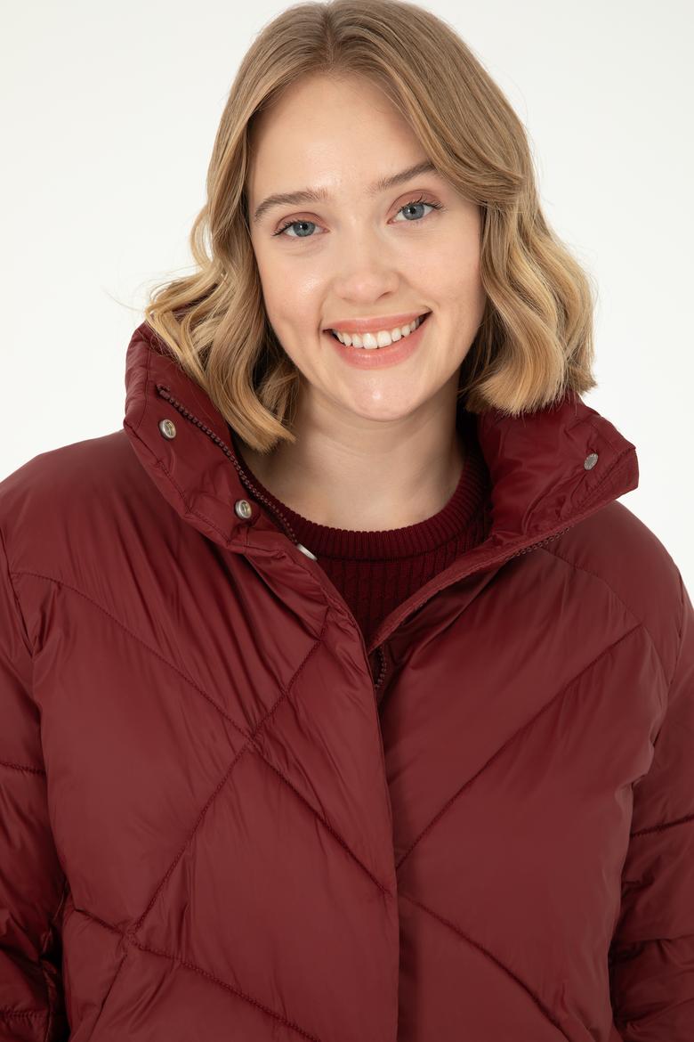 Kadın Bordo Kaban - 50289560022