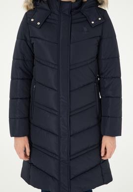 Kadın Lacivert Kaban - 50289558001