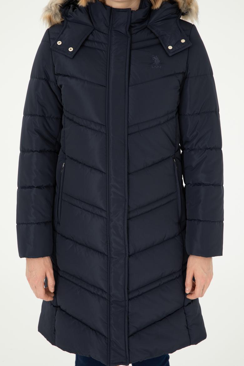 Kadın Lacivert Kaban - 50289558001