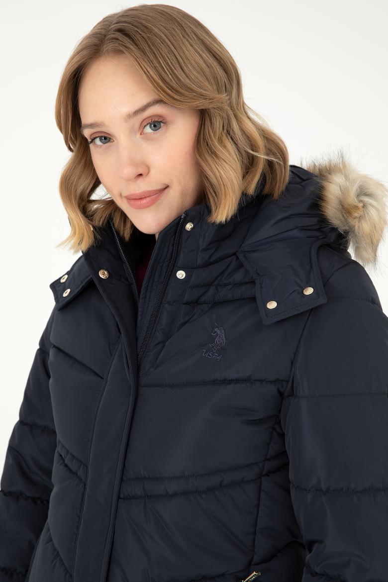 Kadın Lacivert Kaban - 50289558001