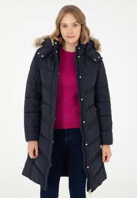 Kadın Lacivert Kaban - 50289558001