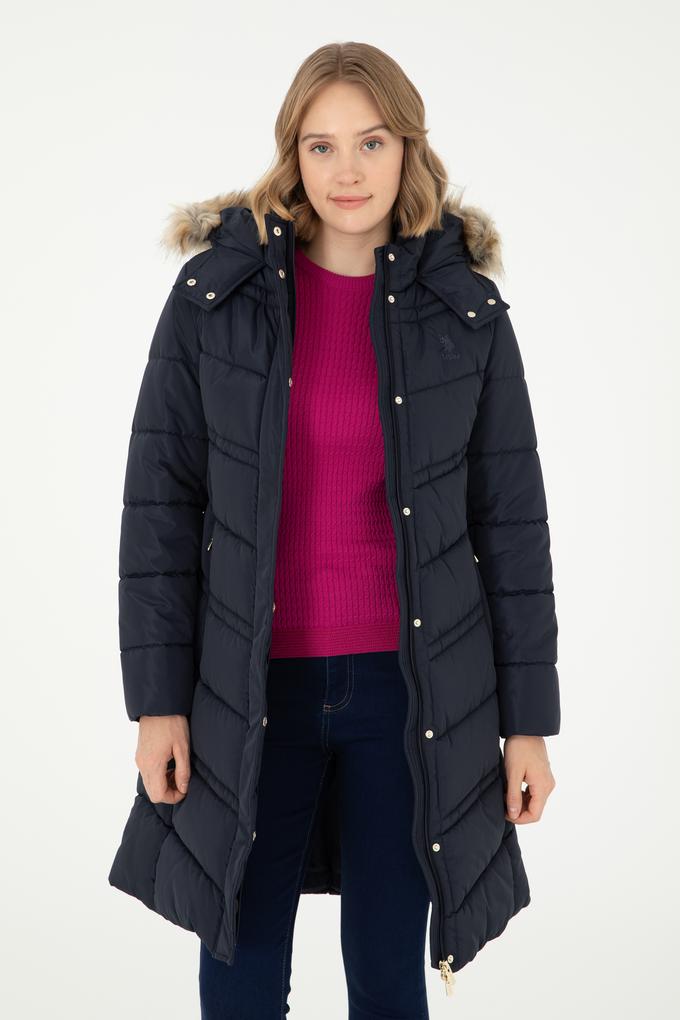 Kadın Lacivert Kaban