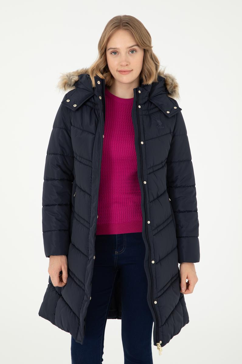 Kadın Lacivert Kaban