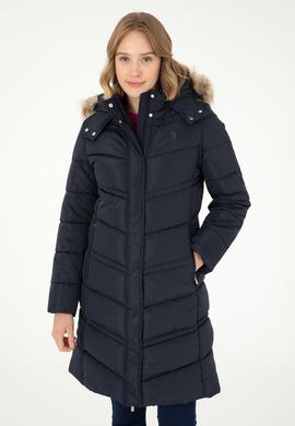 Kadın Lacivert Kaban - 50289558001