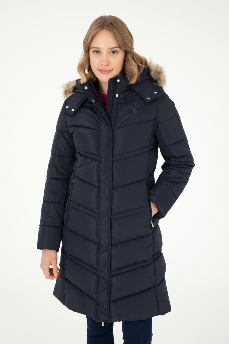 Kadın Lacivert Kaban - 50289558001