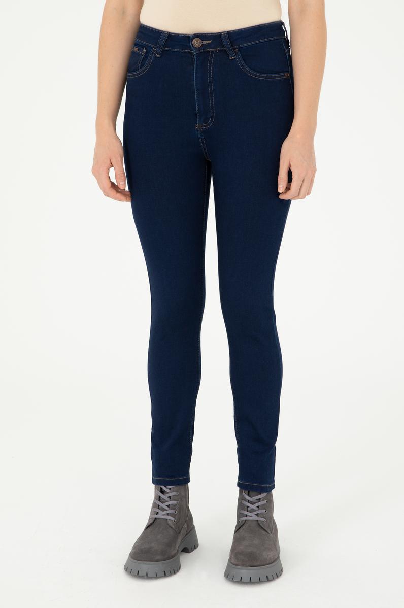 Kadın Eflatun Jean Pantolon