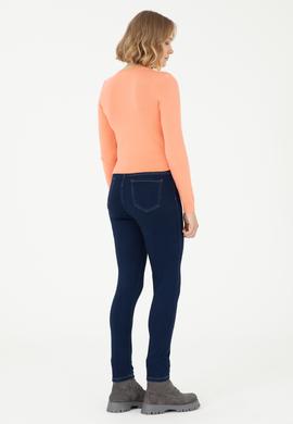 Kadın Eflatun Jean Pantolon - 50296013003