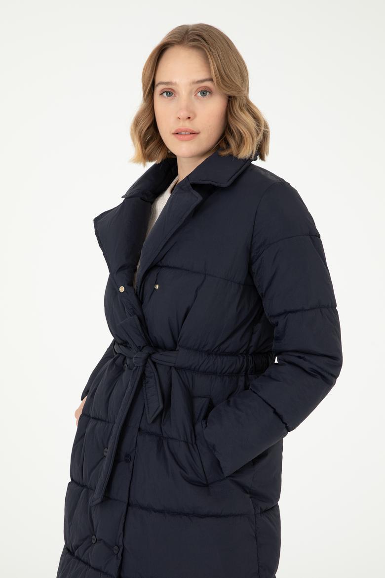 Kadın Lacivert Kaban - 50289556031