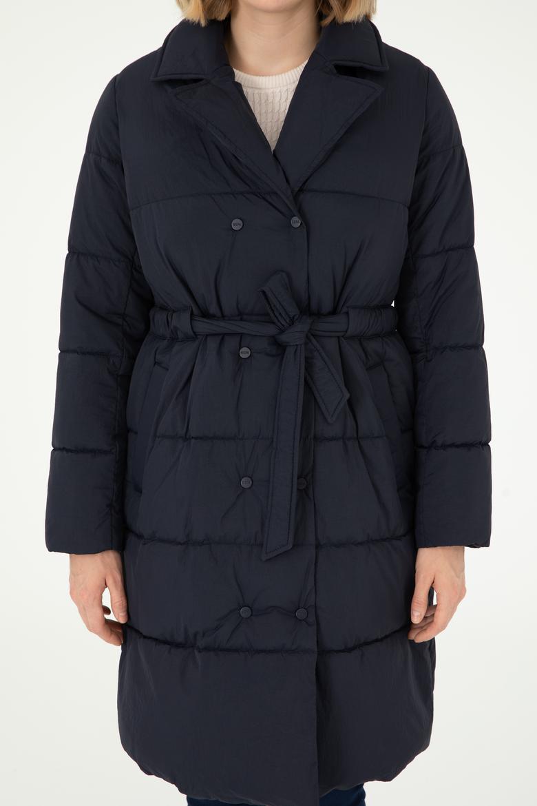 Kadın Lacivert Kaban - 50289556031