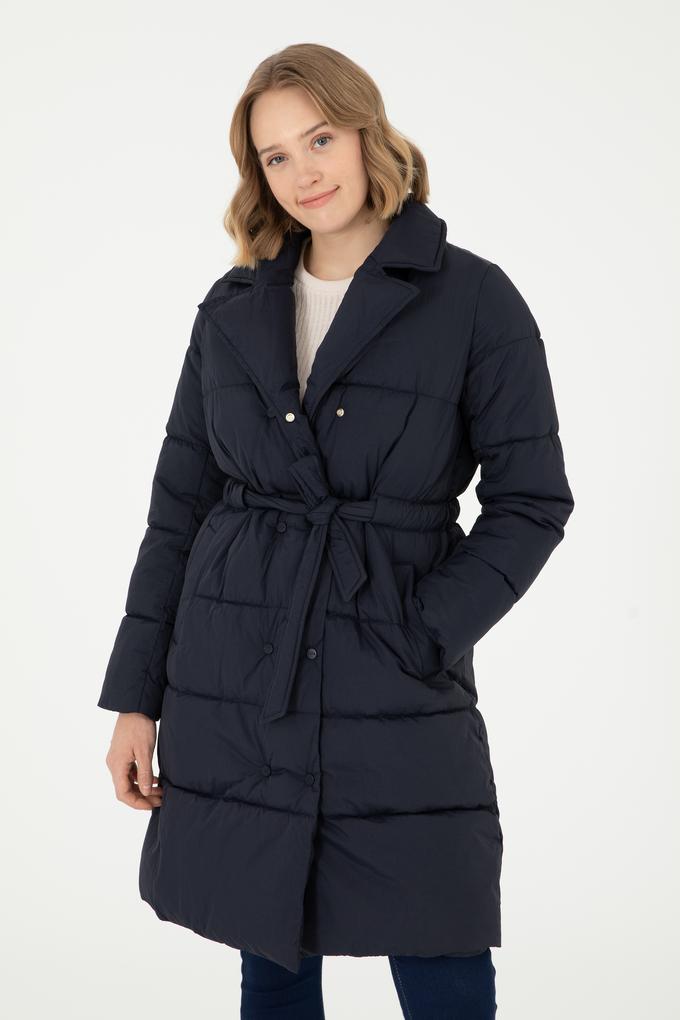 Kadın Lacivert Kaban