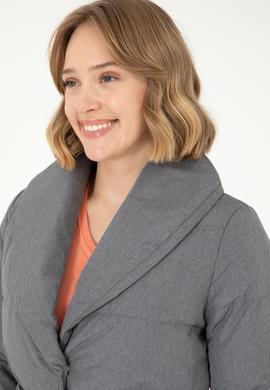 Kadın Gri Kaban - 50289557030